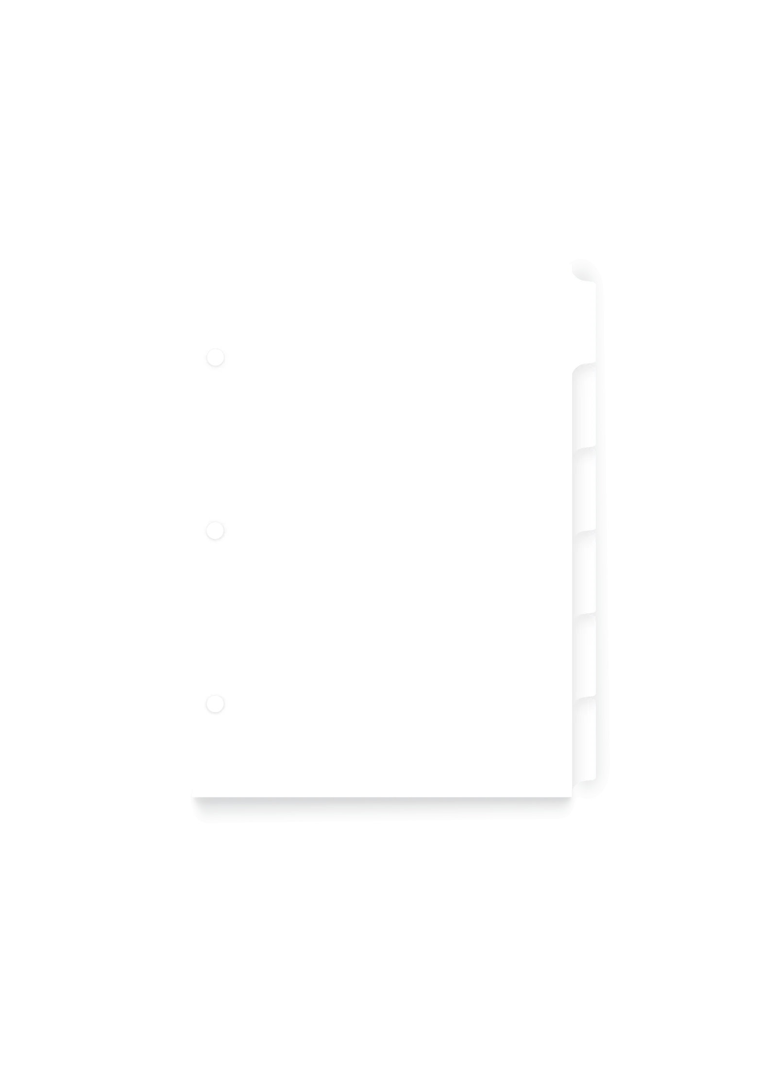 Compact Binder Tabs